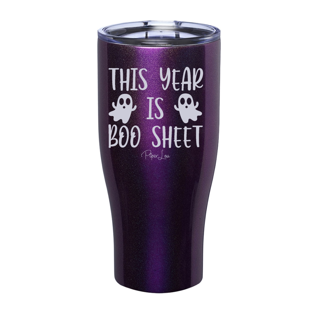 Spooky Sale | This Year Is Boo Sheet Laser Etched Tumbler