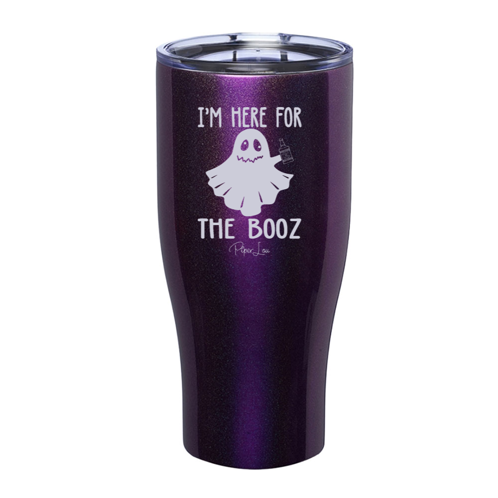 Spooky Sale | I'm Here For The Booz Laser Etched Tumbler