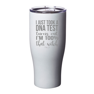 Spooky Sale | I Just Took A DNA Test I'm That Witch Laser Etched Tumbler