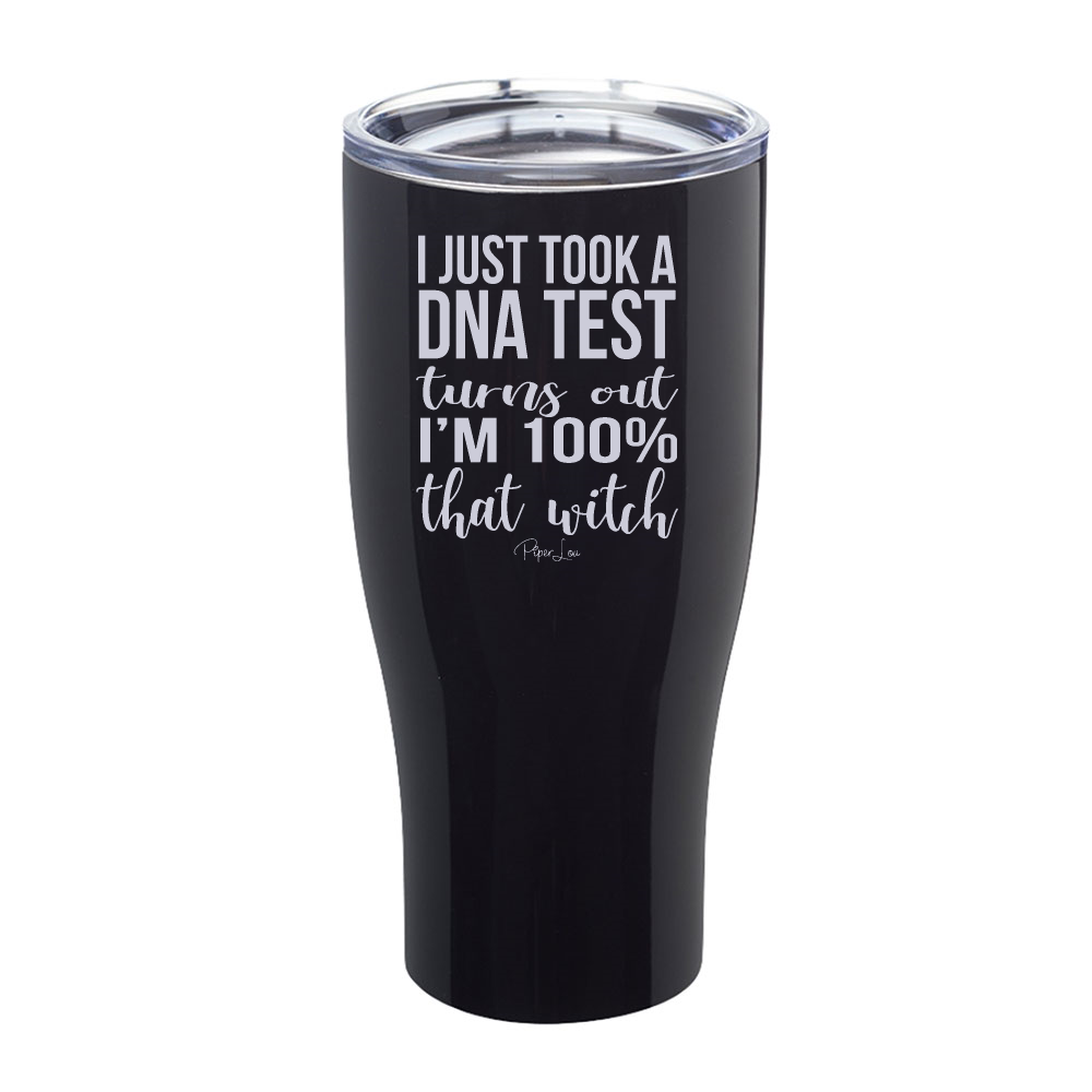 Spooky Sale | I Just Took A DNA Test I'm That Witch Laser Etched Tumbler