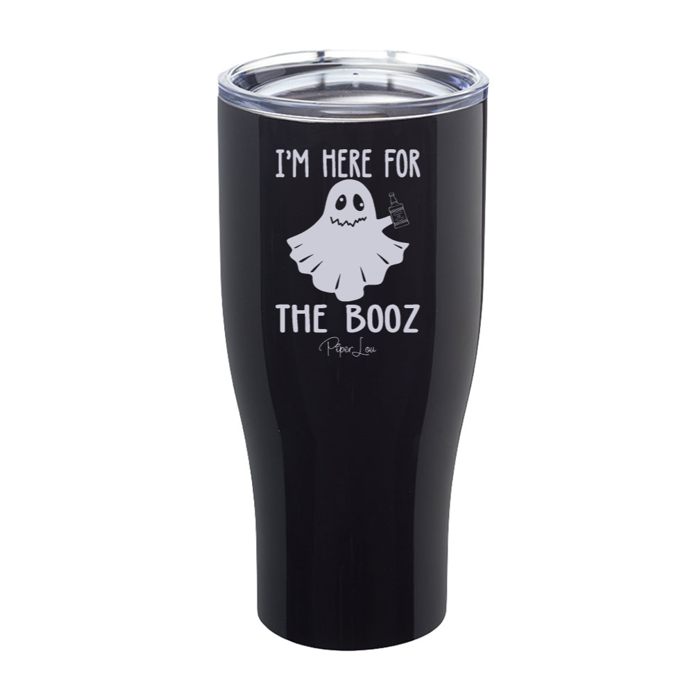 Spooky Sale | I'm Here For The Booz Laser Etched Tumbler