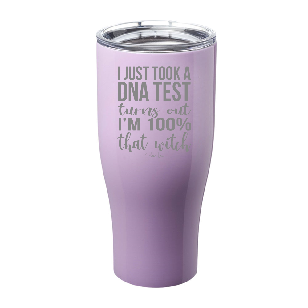 Spooky Sale | I Just Took A DNA Test I'm That Witch Laser Etched Tumbler