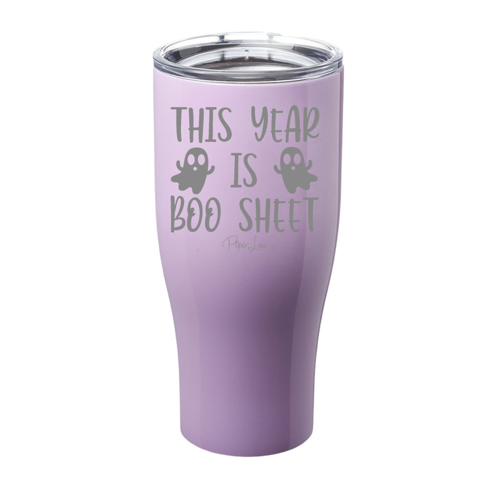 Spooky Sale | This Year Is Boo Sheet Laser Etched Tumbler