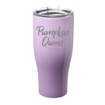 Spooky Sale | Pumpkin Queen Laser Etched Tumbler