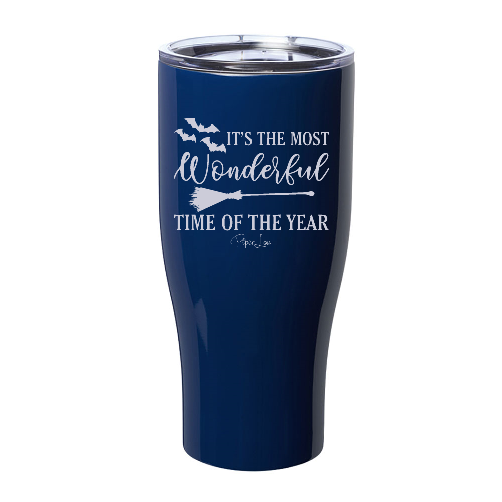 Spooky Sale | It's The Most Wonderful Time Halloween Laser Etched Tumbler