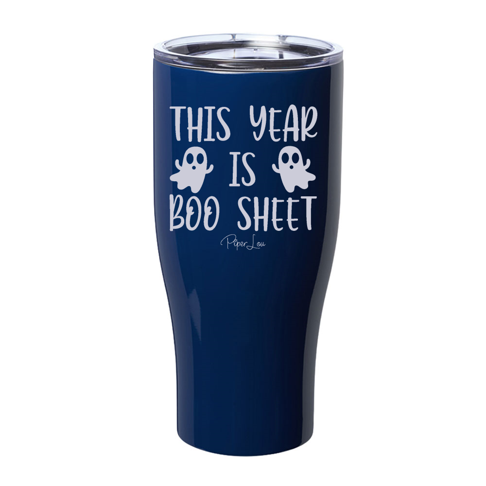 Spooky Sale | This Year Is Boo Sheet Laser Etched Tumbler