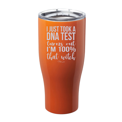 Spooky Sale | I Just Took A DNA Test I'm That Witch Laser Etched Tumbler