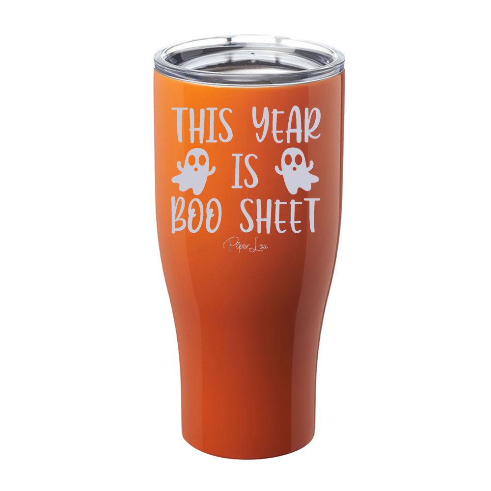 Spooky Sale | This Year Is Boo Sheet Laser Etched Tumbler