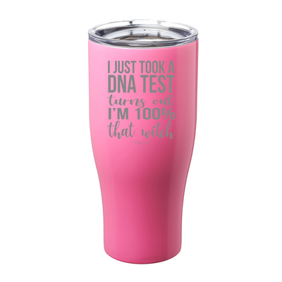 Spooky Sale | I Just Took A DNA Test I'm That Witch Laser Etched Tumbler