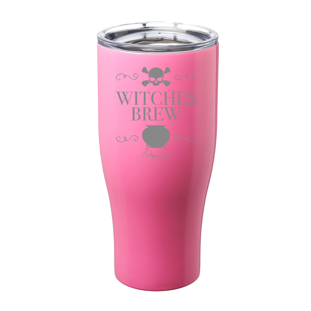 Spooky Sale | Witches Brew Cauldron Laser Etched Tumbler