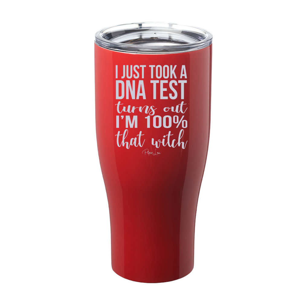 Spooky Sale | I Just Took A DNA Test I'm That Witch Laser Etched Tumbler