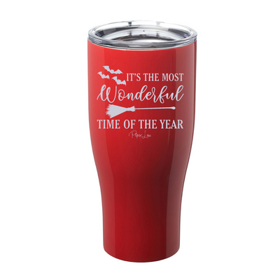 Spooky Sale | It's The Most Wonderful Time Halloween Laser Etched Tumbler