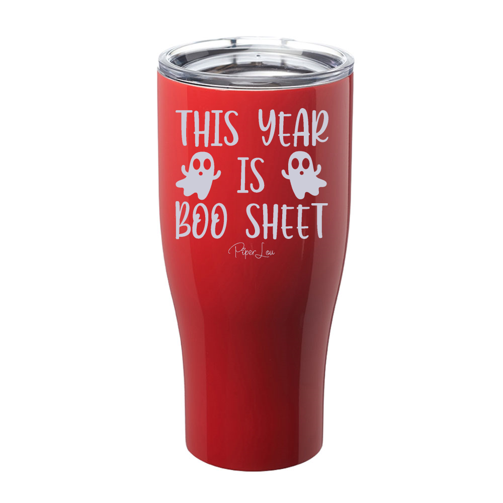 Spooky Sale | This Year Is Boo Sheet Laser Etched Tumbler