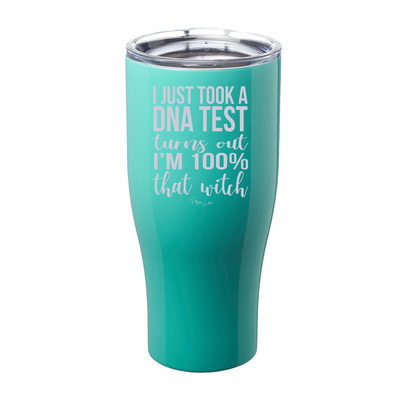 Spooky Sale | I Just Took A DNA Test I'm That Witch Laser Etched Tumbler