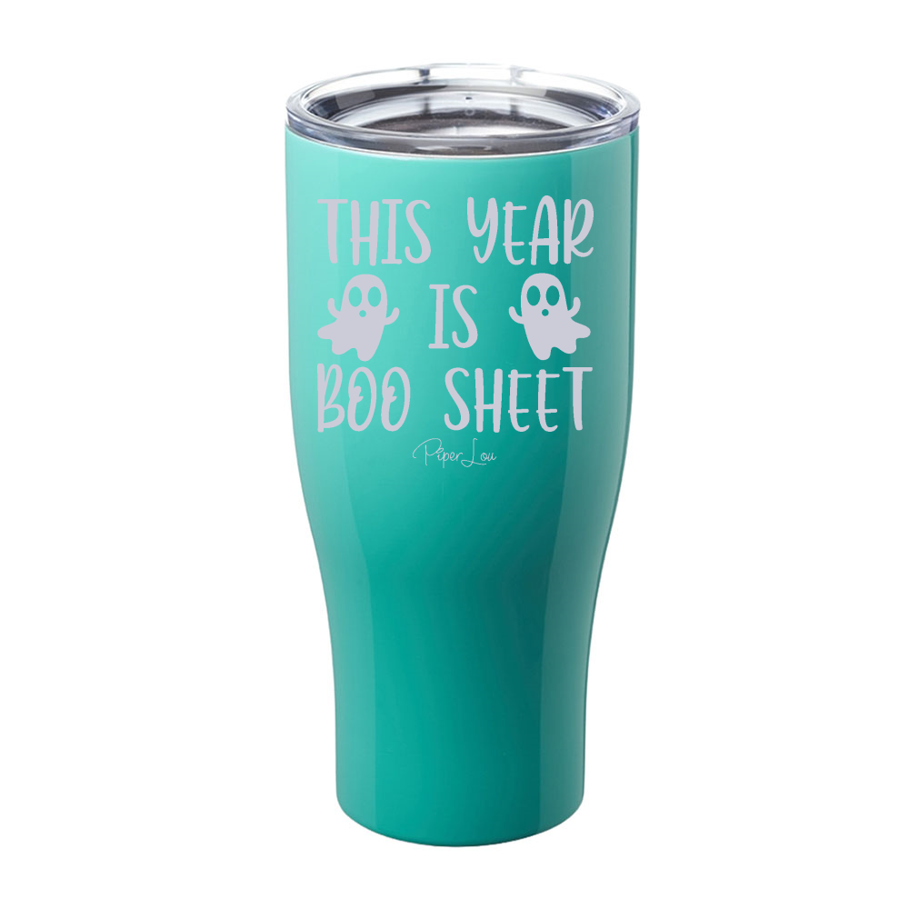 Spooky Sale | This Year Is Boo Sheet Laser Etched Tumbler