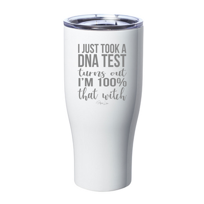 Spooky Sale | I Just Took A DNA Test I'm That Witch Laser Etched Tumbler