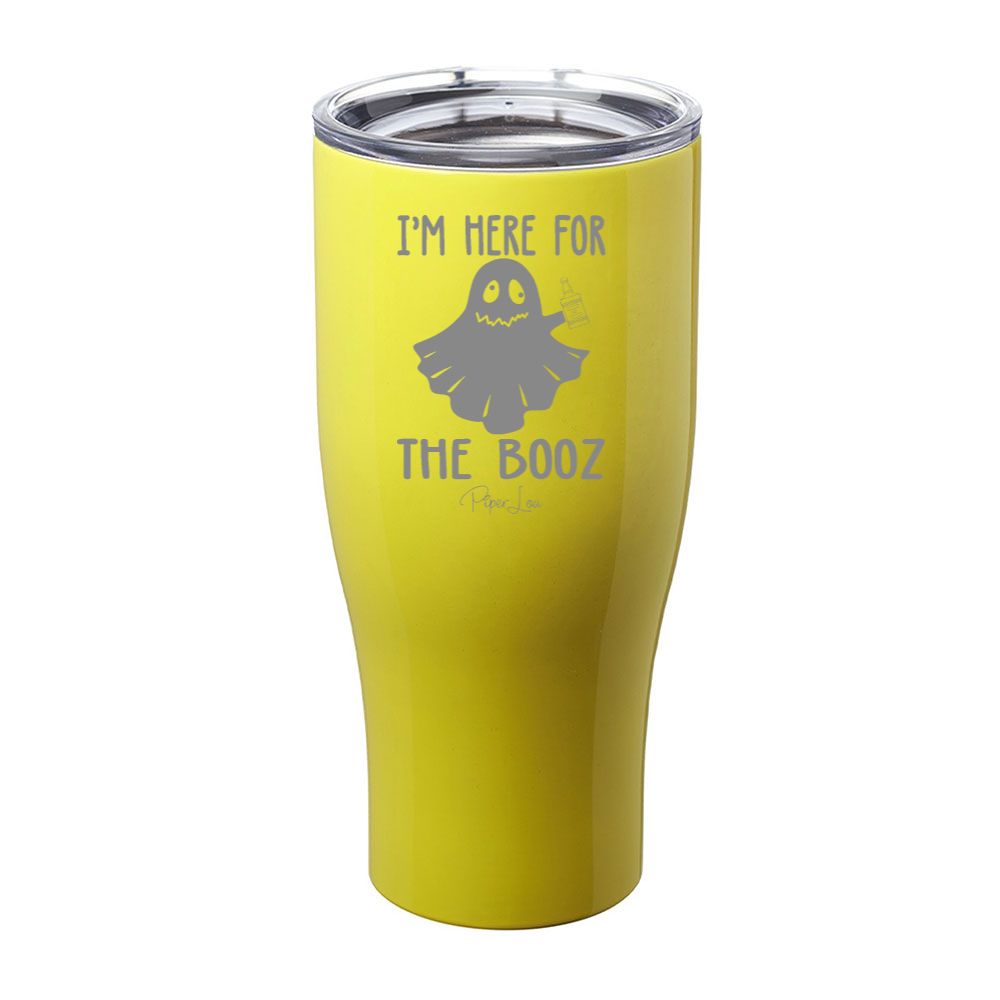 Spooky Sale | I'm Here For The Booz Laser Etched Tumbler