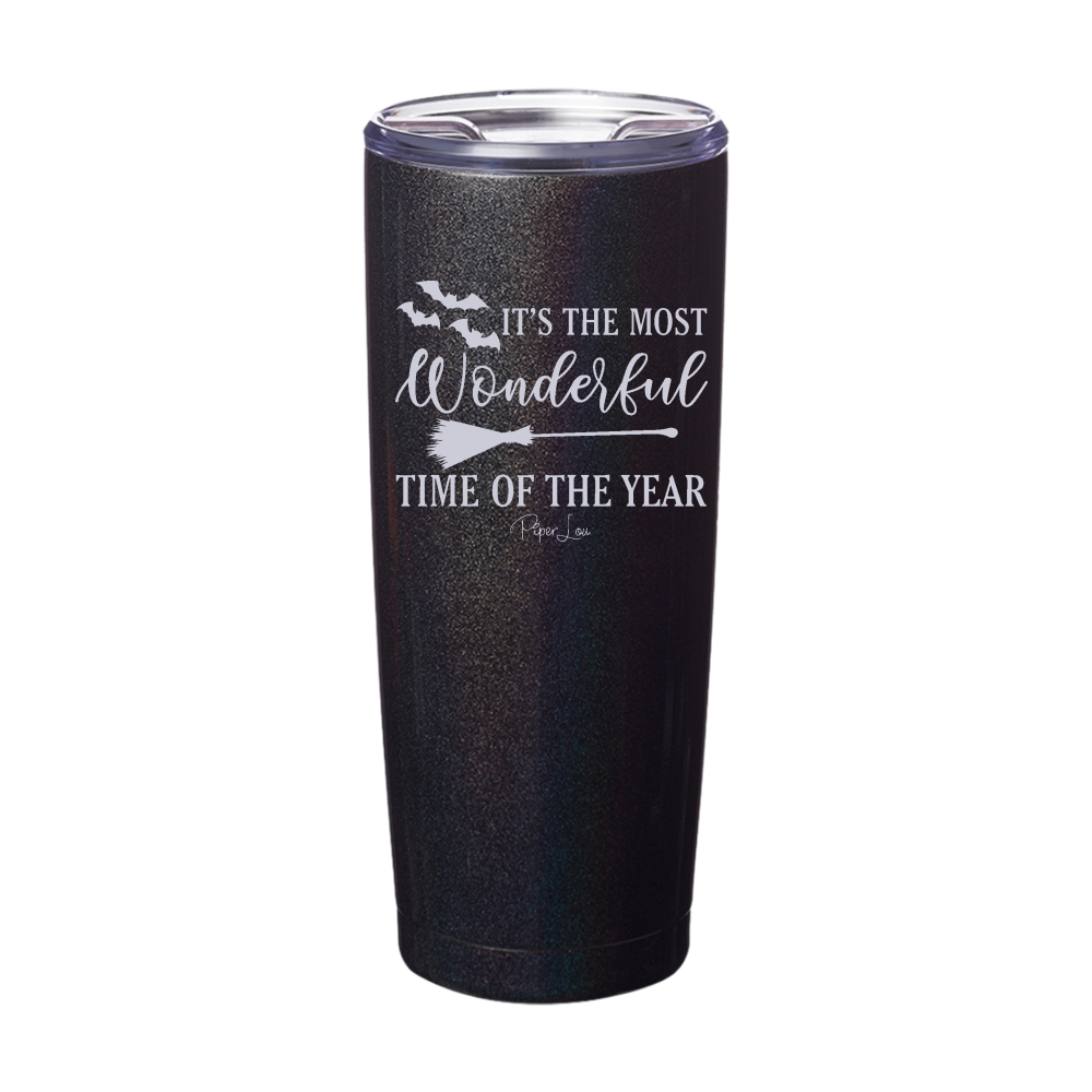 Spooky Sale | It's The Most Wonderful Time Halloween Laser Etched Tumbler