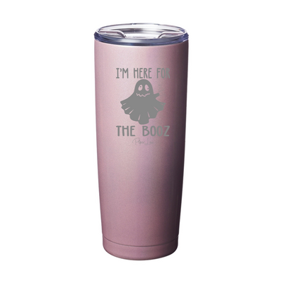 Spooky Sale | I'm Here For The Booz Laser Etched Tumbler