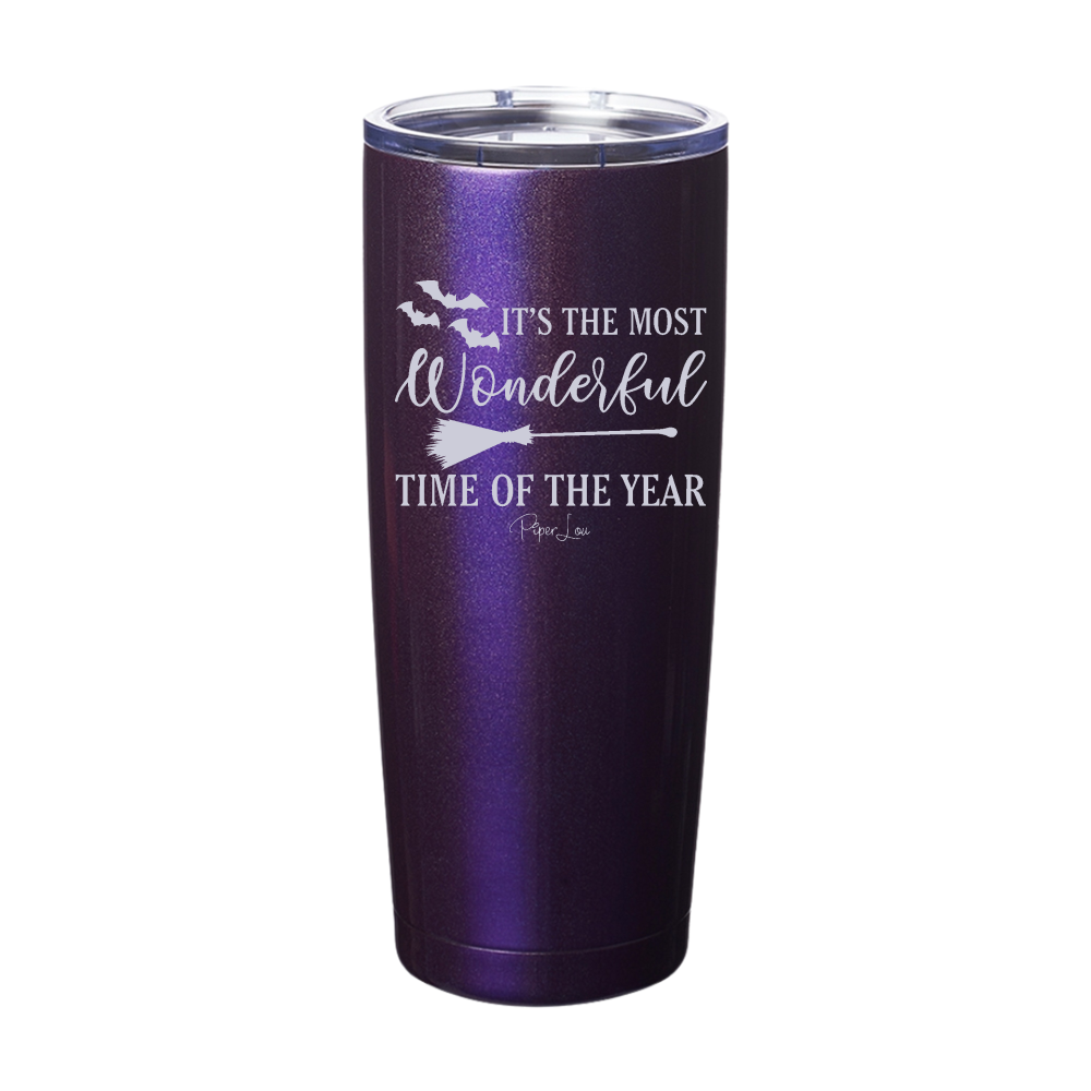 Spooky Sale | It's The Most Wonderful Time Halloween Laser Etched Tumbler