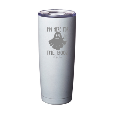 Spooky Sale | I'm Here For The Booz Laser Etched Tumbler