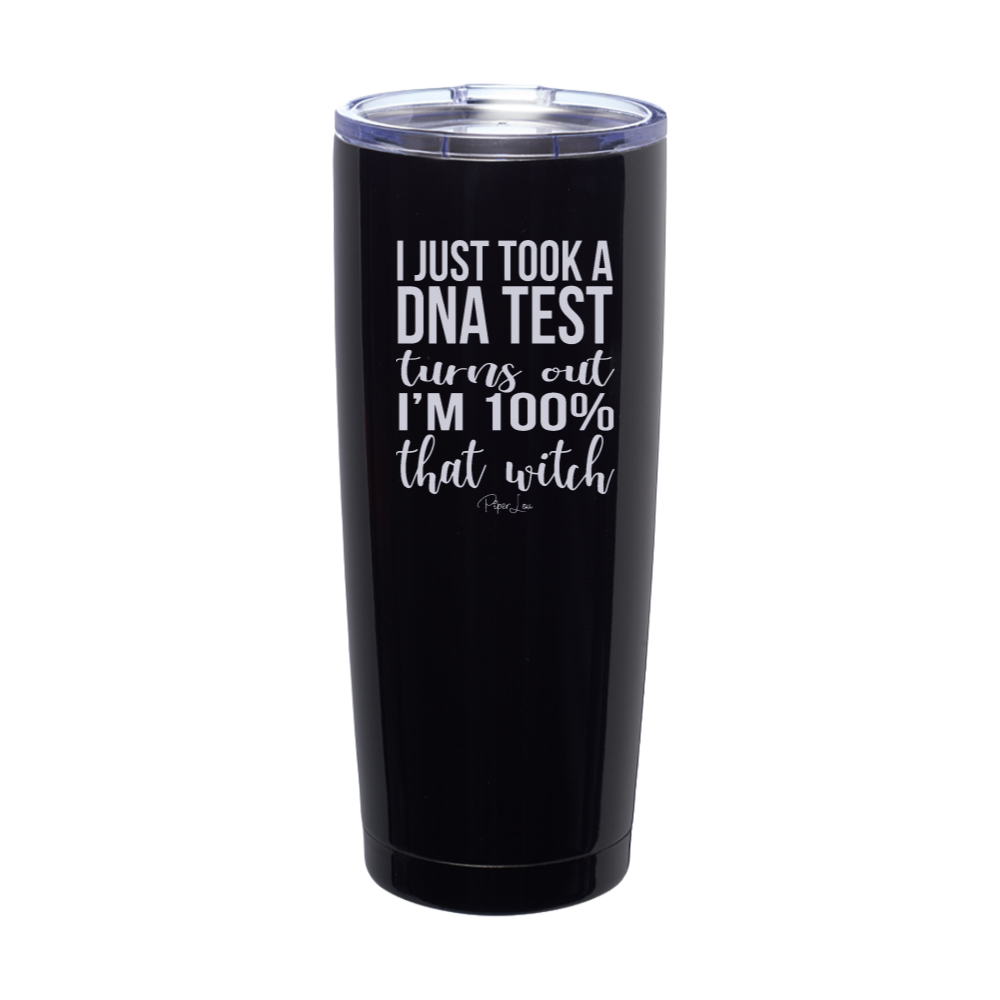 Spooky Sale | I Just Took A DNA Test I'm That Witch Laser Etched Tumbler