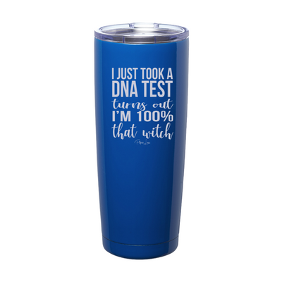 Spooky Sale | I Just Took A DNA Test I'm That Witch Laser Etched Tumbler