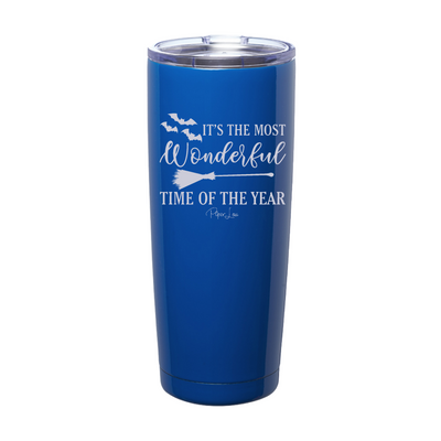 Spooky Sale | It's The Most Wonderful Time Halloween Laser Etched Tumbler