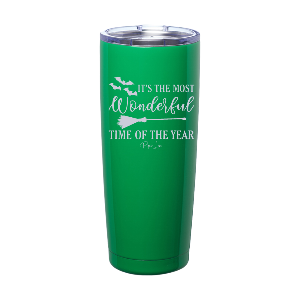 Spooky Sale | It's The Most Wonderful Time Halloween Laser Etched Tumbler