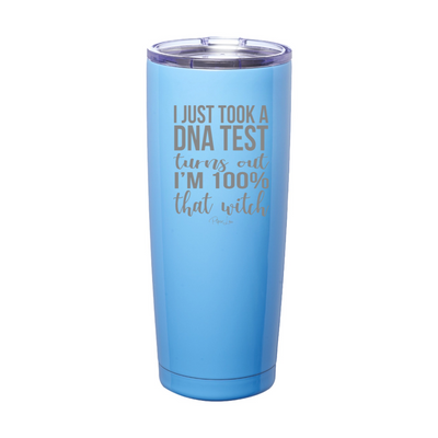 Spooky Sale | I Just Took A DNA Test I'm That Witch Laser Etched Tumbler