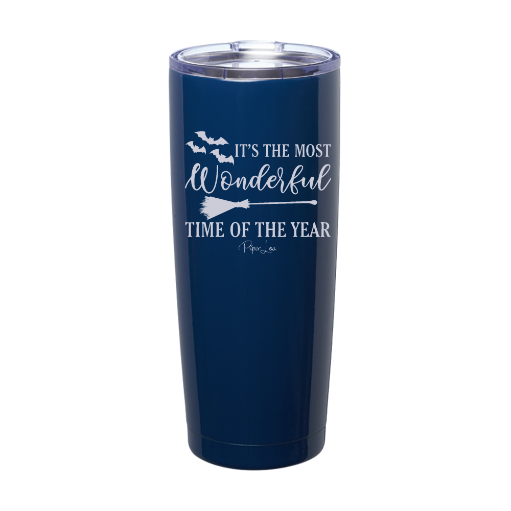 Spooky Sale | It's The Most Wonderful Time Halloween Laser Etched Tumbler