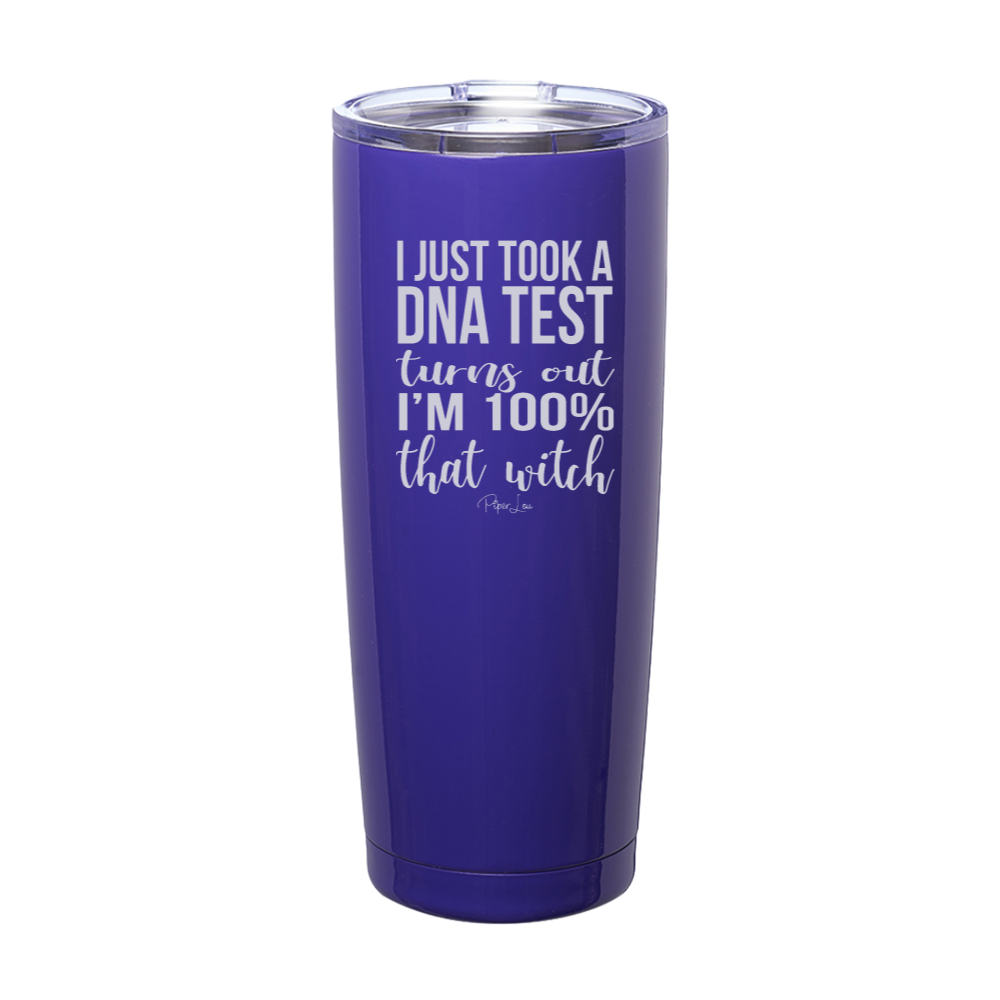 Spooky Sale | I Just Took A DNA Test I'm That Witch Laser Etched Tumbler