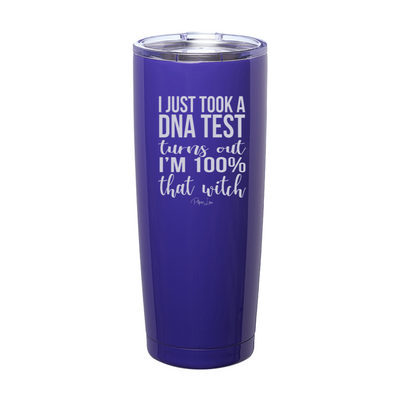 Spooky Sale | I Just Took A DNA Test I'm That Witch Laser Etched Tumbler