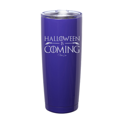 Spooky Sale | Halloween Is Coming Laser Etched Tumbler