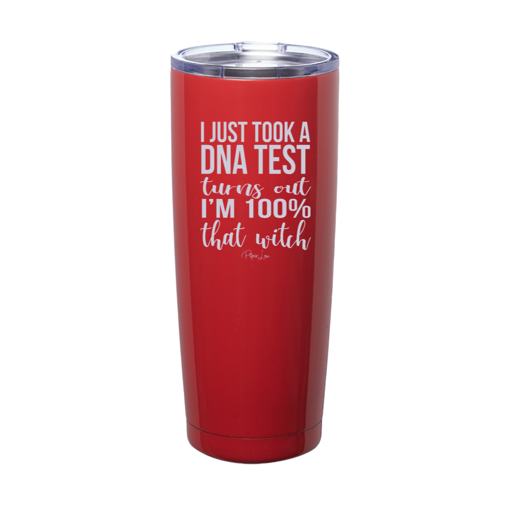 Spooky Sale | I Just Took A DNA Test I'm That Witch Laser Etched Tumbler