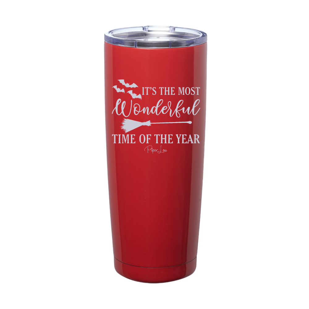 Spooky Sale | It's The Most Wonderful Time Halloween Laser Etched Tumbler