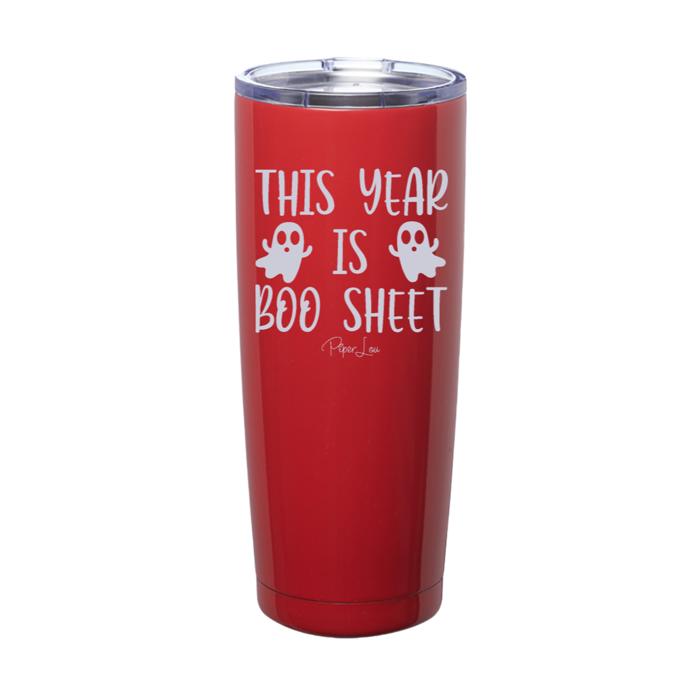 Spooky Sale | This Year Is Boo Sheet Laser Etched Tumbler