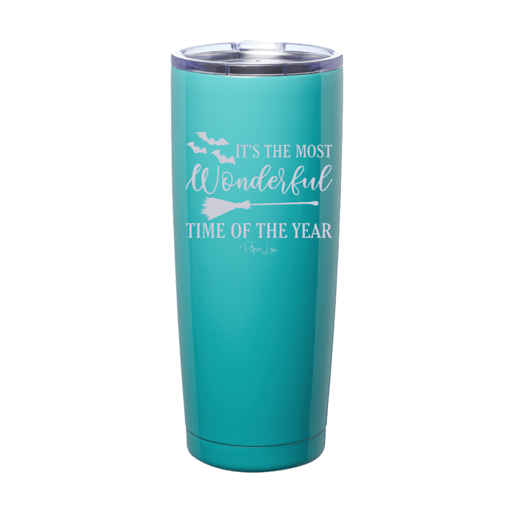 Spooky Sale | It's The Most Wonderful Time Halloween Laser Etched Tumbler