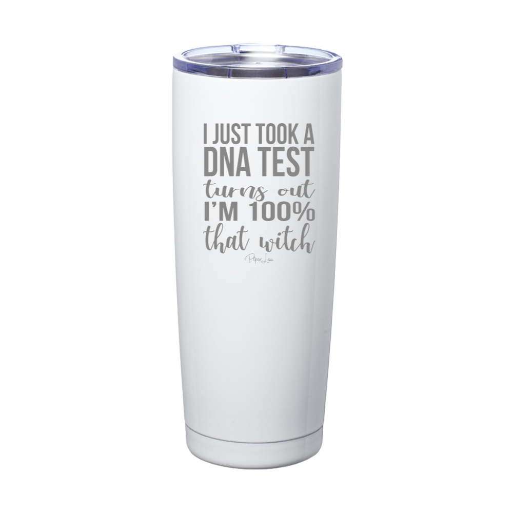 Spooky Sale | I Just Took A DNA Test I'm That Witch Laser Etched Tumbler