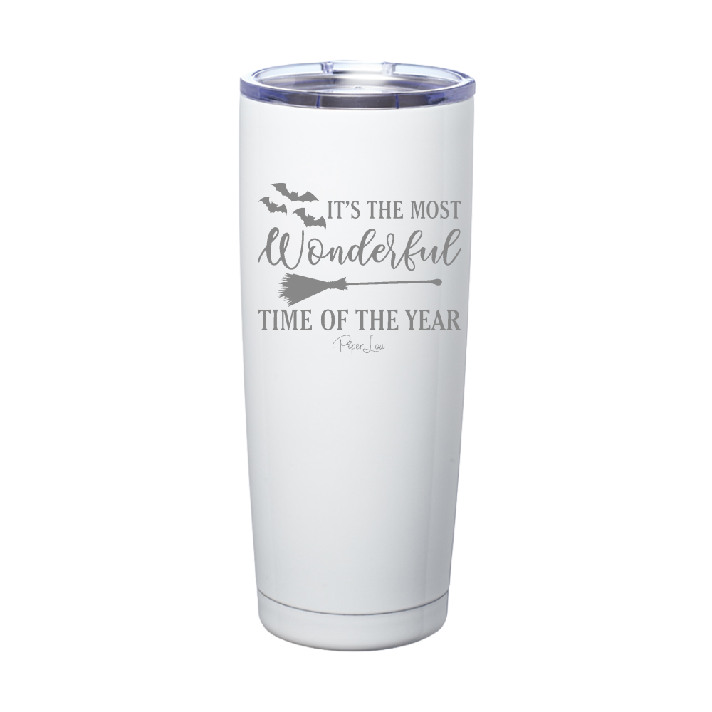 Spooky Sale | It's The Most Wonderful Time Halloween Laser Etched Tumbler