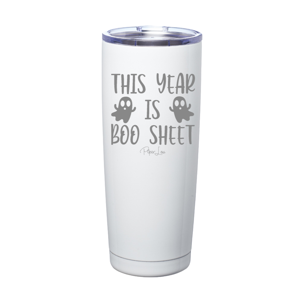 Spooky Sale | This Year Is Boo Sheet Laser Etched Tumbler