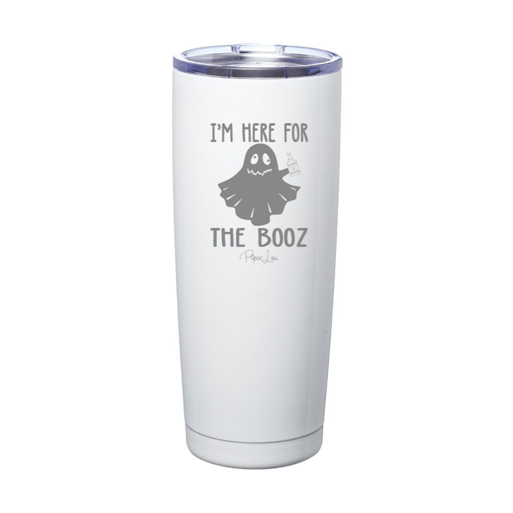 Spooky Sale | I'm Here For The Booz Laser Etched Tumbler