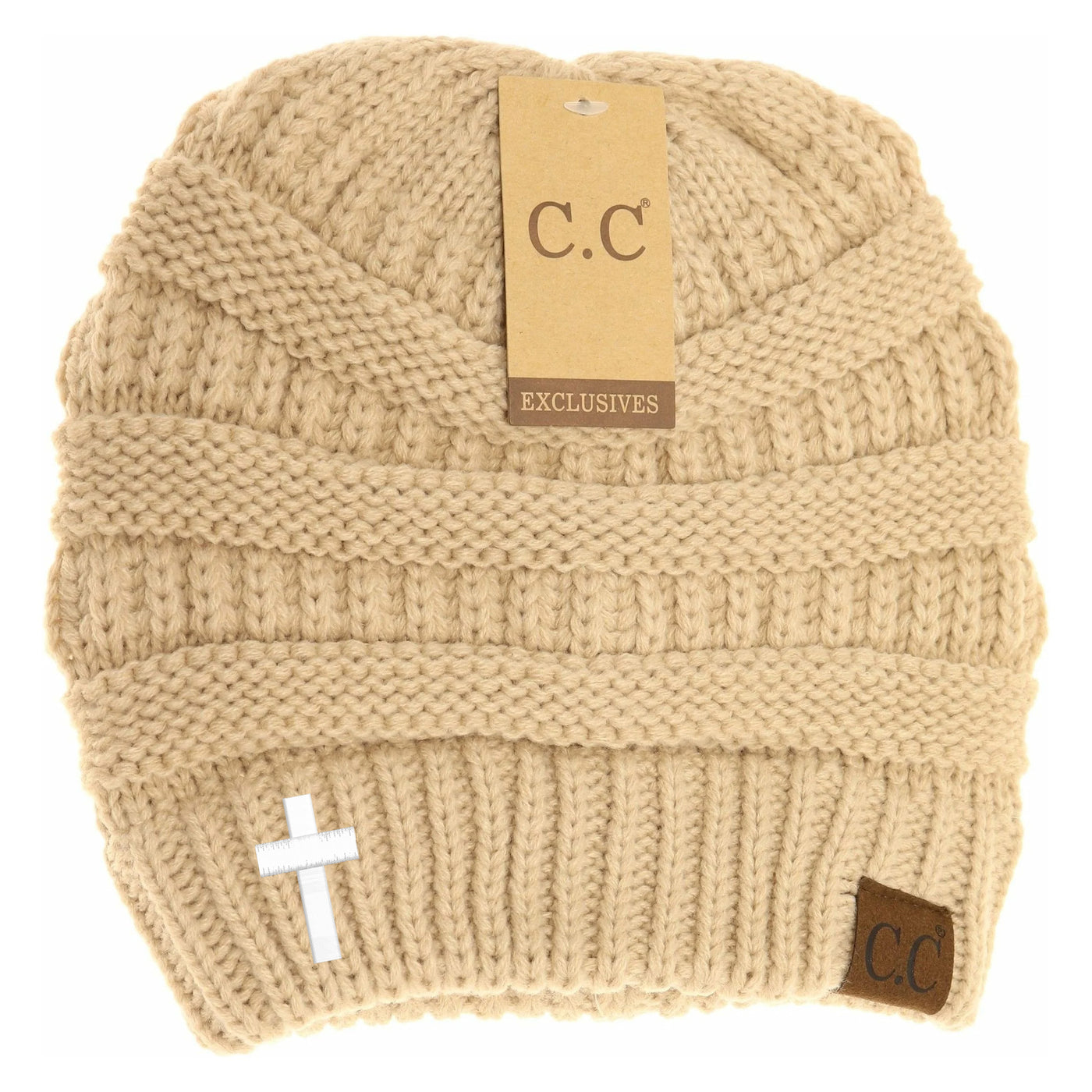 New Cross C.C Thick Knit Soft Beanie