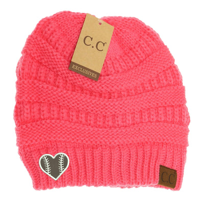 New Football Heart Beanie