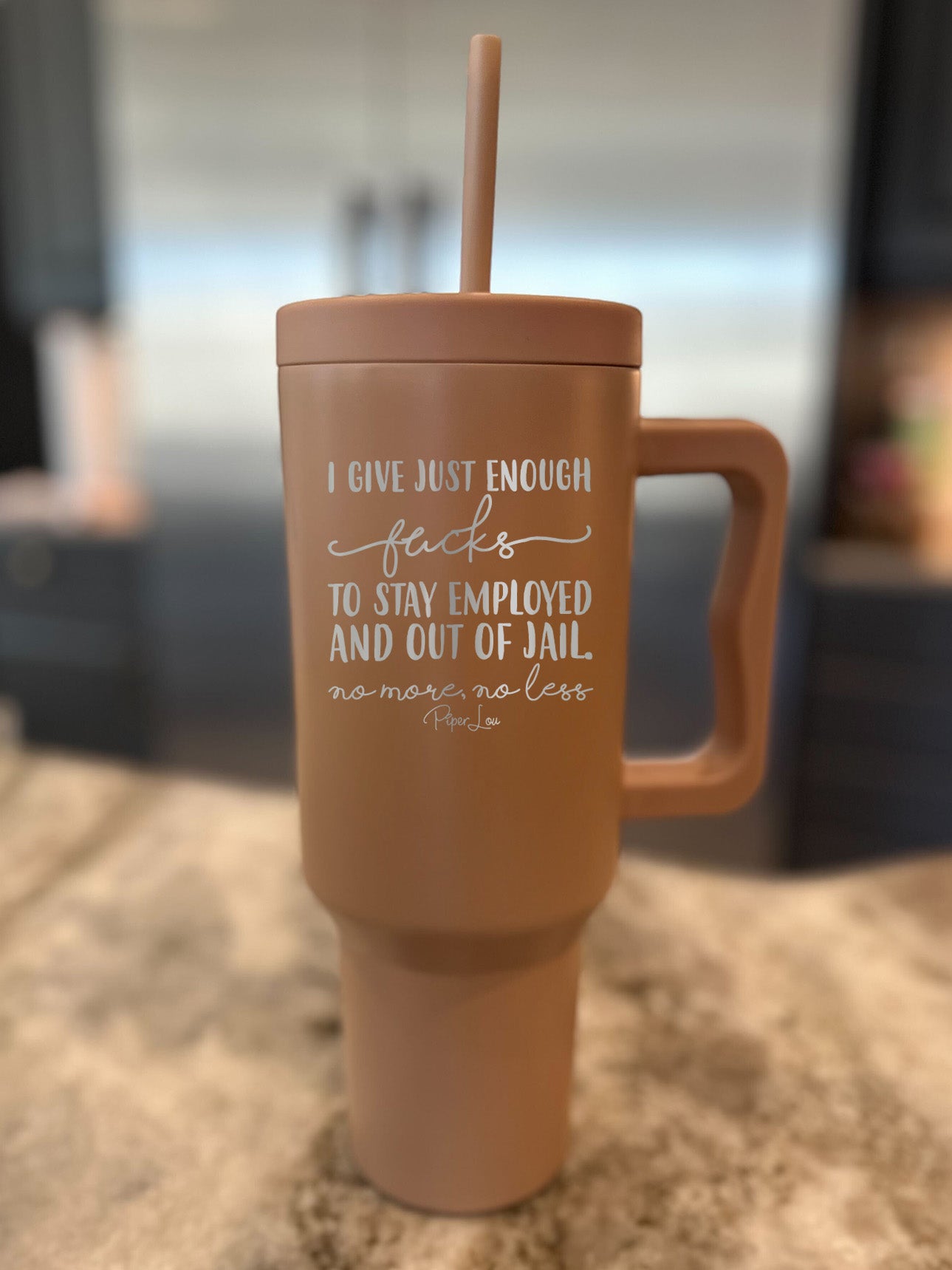 I Give Just Enough Fucks 40oz Tumbler