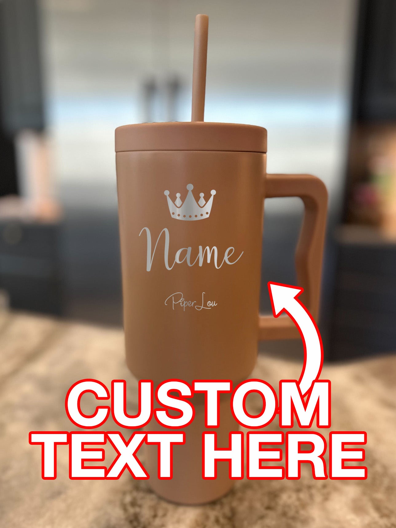 (CUSTOM) Name Crown 40oz Tumbler