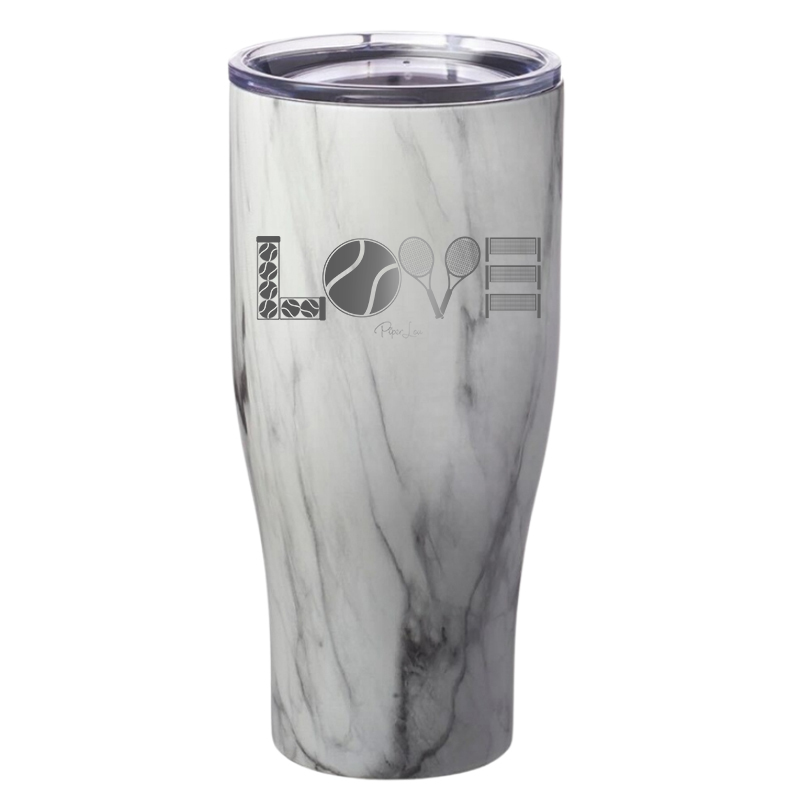 Tennis Love Laser Etched Tumbler