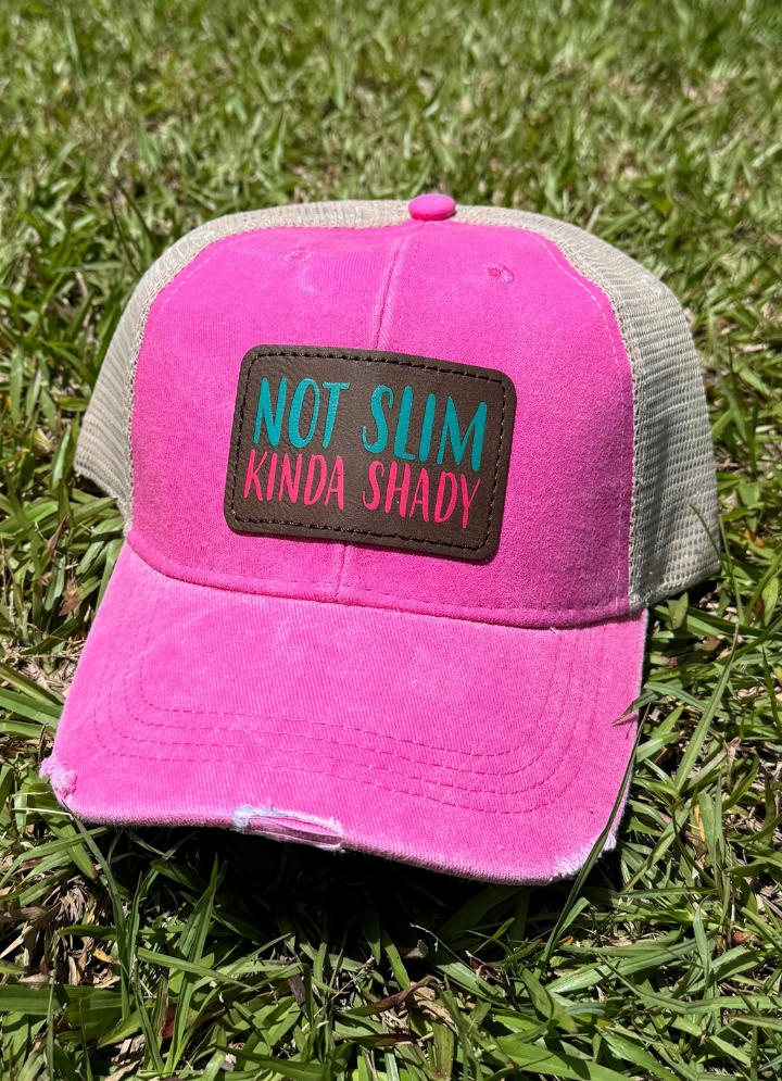 Not Slim Kinda Shady Color Patch Hat