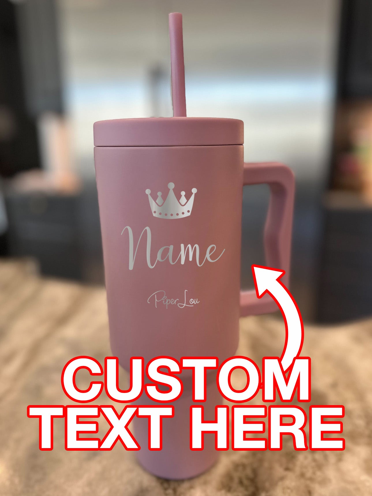 (CUSTOM) Name Crown 40oz Tumbler