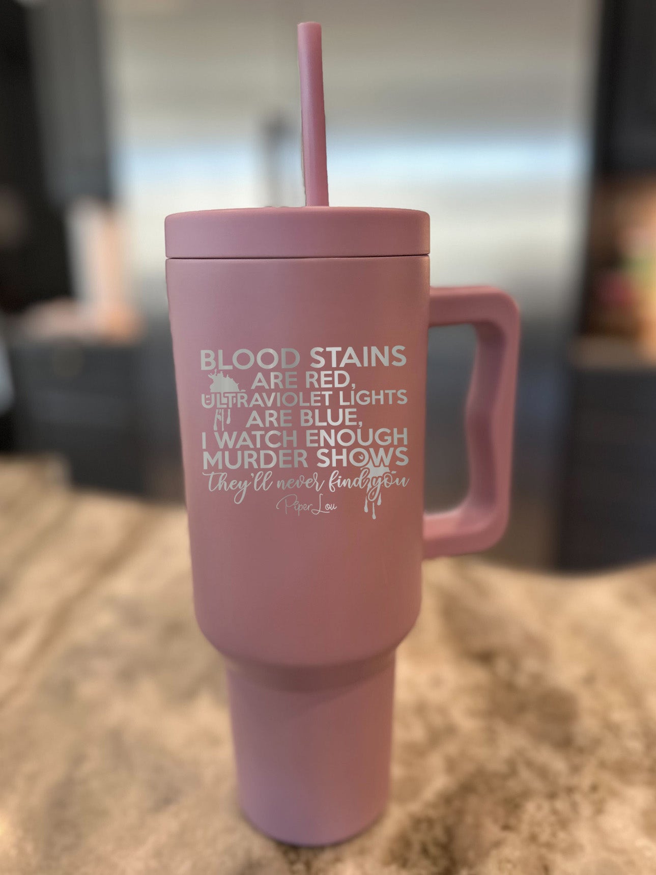 Blood Stains Are Red 40oz Tumbler